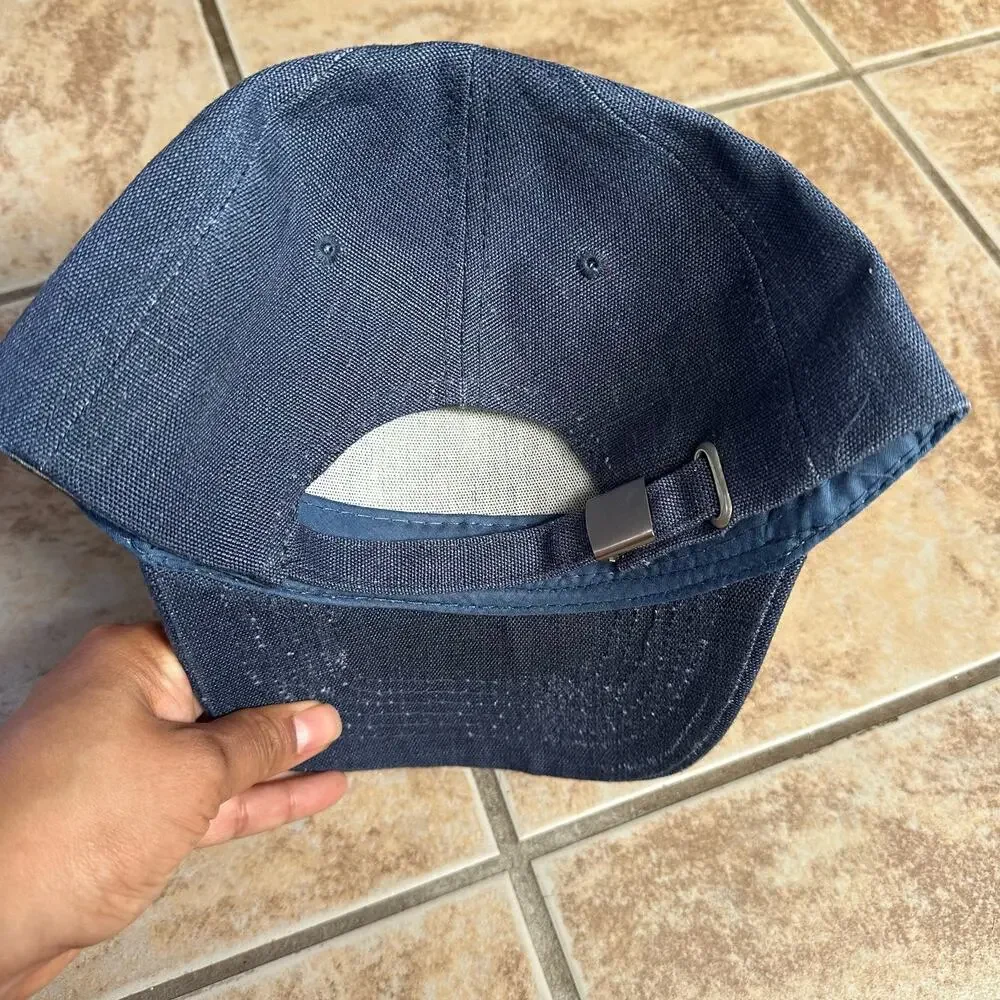 European Union Flag Stars‎ Baseball Hat Cap Blue Made of Hemp
